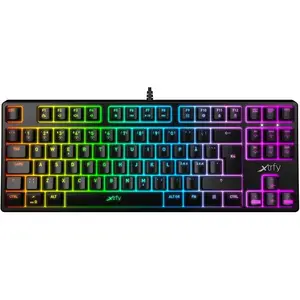 Клавіатура Xtrfy K4 TKL RGB Kailh Red USB Black UKR RUS (XG-K4-RGB-TKL-R-UKR) Клавіатура Xtrfy K4 TKL RGB Kailh Red USB Black UKR RUS (XG-K4-RGB-TKL-R-UKR)