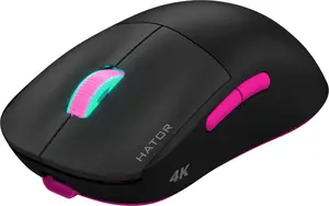 Миша HATOR Quasar 2 Ultra 4K Wireless Black/Pink (HTM570BP) Миша HATOR Quasar 2 Ultra 4K Wireless Black/Pink (HTM570BP)